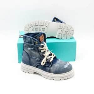 Fashion Denim Boots Ripped