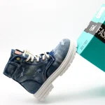 Fashion Denim Boots Ripped