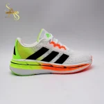 The Adidas Adistar 3 is a premium running shoe engineered for long-distance comfort, stability, and endurance. Built with precision, it’s designed to help runners go farther with less fatigue, offering a perfect balance between cushioning and support. The shoe features a dual-density midsole that combines REPETITOR+ foam in the heel for stability and a softer REPETITOR foam in the forefoot for smooth forward motion, ensuring every stride feels effortless.