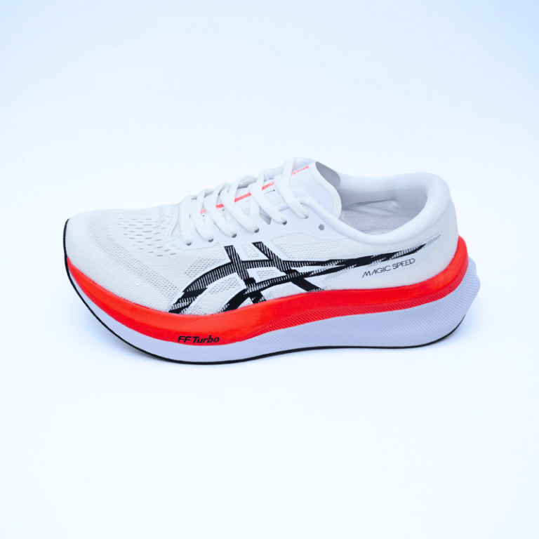The ASICS Magic Speed 3 is designed for runners who want a perfect balance between speed, efficiency, and comfort during both training and racing. Engineered with a full-length carbon and TPU plate, it provides a responsive toe-off and propels you forward with every stride. The midsole features FF BLAST™ PLUS cushioning, offering lightweight softness underfoot without compromising energy return. This combination helps reduce fatigue and enhances performance during long-distance runs or tempo workouts.