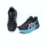 The ASICS Men’s GEL-NIMBUS 27 is a premium running shoe engineered for runners who demand exceptional comfort, cushioning, and reliability with every stride. Designed with a focus on smooth transitions and luxurious softness, this model welcomes both long-distance runners and everyday fitness enthusiasts. The standout feature of the GEL-NIMBUS 27 lies in its advanced cushioning system. It incorporates the latest FF BLAST PLUS ECO midsole foam, which delivers a responsive yet lightweight feel underfoot. Combined with ASICS GEL technology in the heel and forefoot, every landing feels softer and every push-off feels more energetic, reducing fatigue over extended distances.